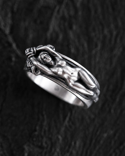 Silver ring TEMPTATION