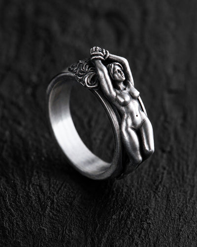 Silver ring TEMPTATION