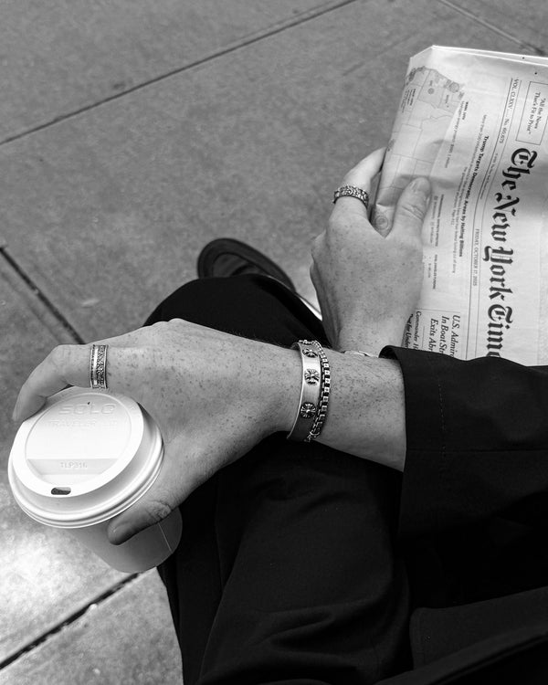 Silver bracelet POLAR STAR