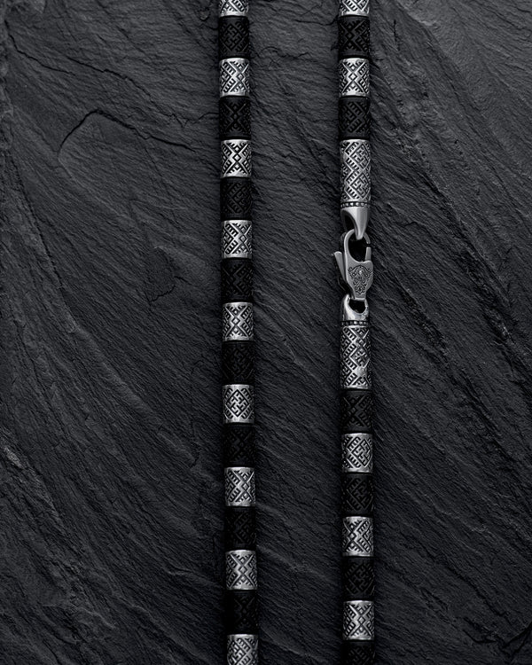 Catena in argento SVAROG (ebano)