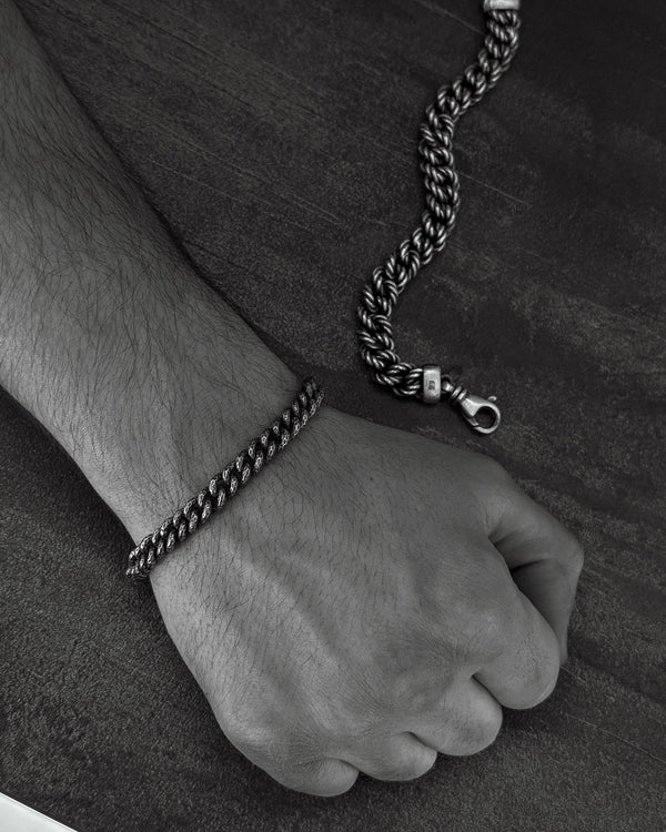 Silver bracelet MOED