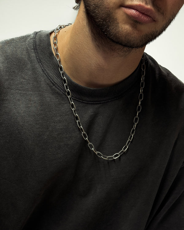 Silver chain ANKERWEBEN