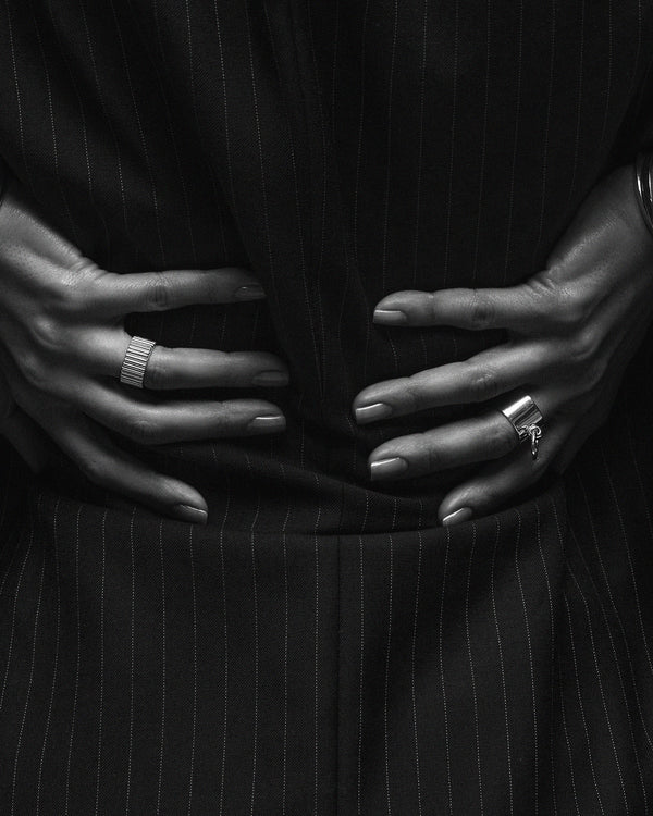Bague en argent BDSM