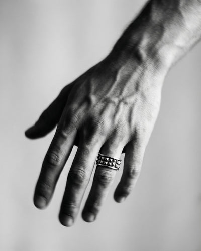 Anello in argento STRUCHTUR