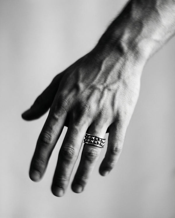 Bague en argent STRUCHTUR