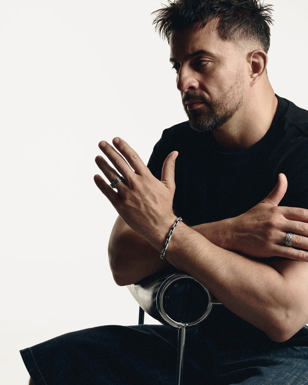Silver bracelet STRIDE