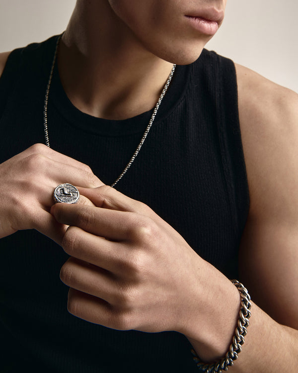 Silberarmband SKALL