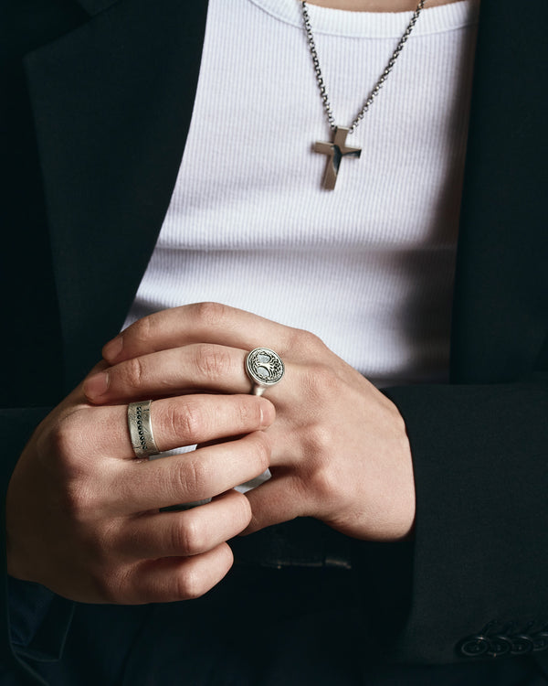 Silver cross DIVINE