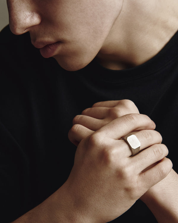 Bague en argent STEMPEL