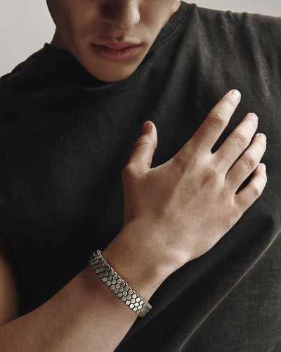Bracciale in argento RÜSTUNG
