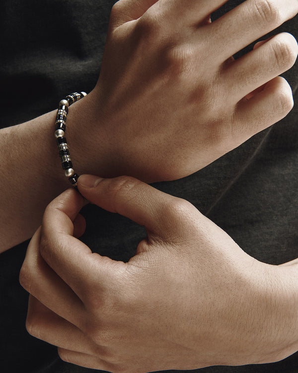 Bracciale in argento TALENTO. KERAMIK